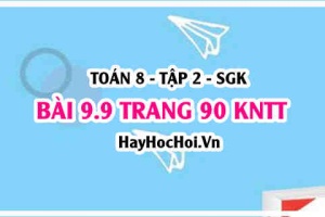Bài 9.9 trang 90 Toán 8 Tập 2 Kết nối tri thức: Chứng minh tam giác đồng dạng và hệ thức liên quan